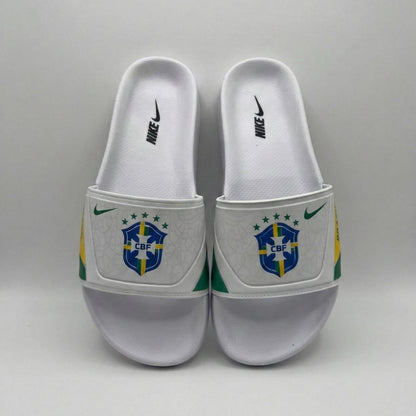 Chinelo Slide Torcedor do Hexa - Amarelo + 3 Brindes Exclusivos