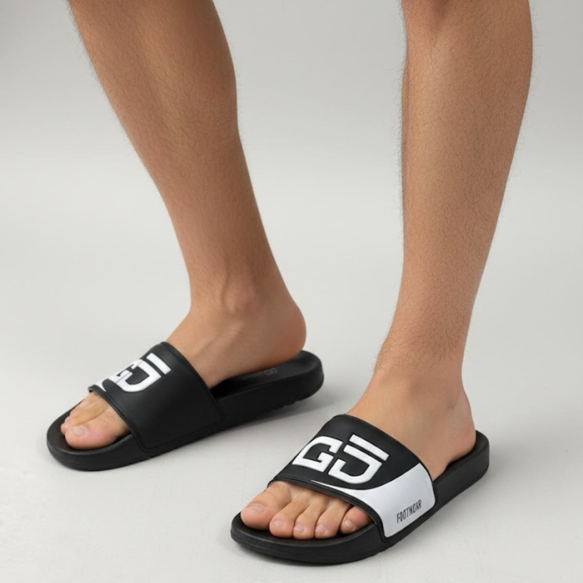 Chinelo Slide Casual Preto GD 03