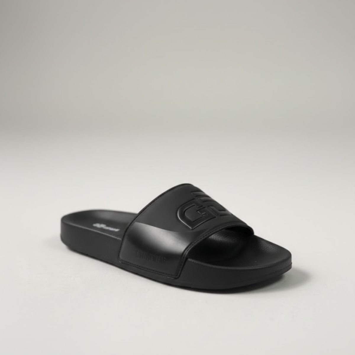Chinelo Slide Casual Preto Preto GD 04